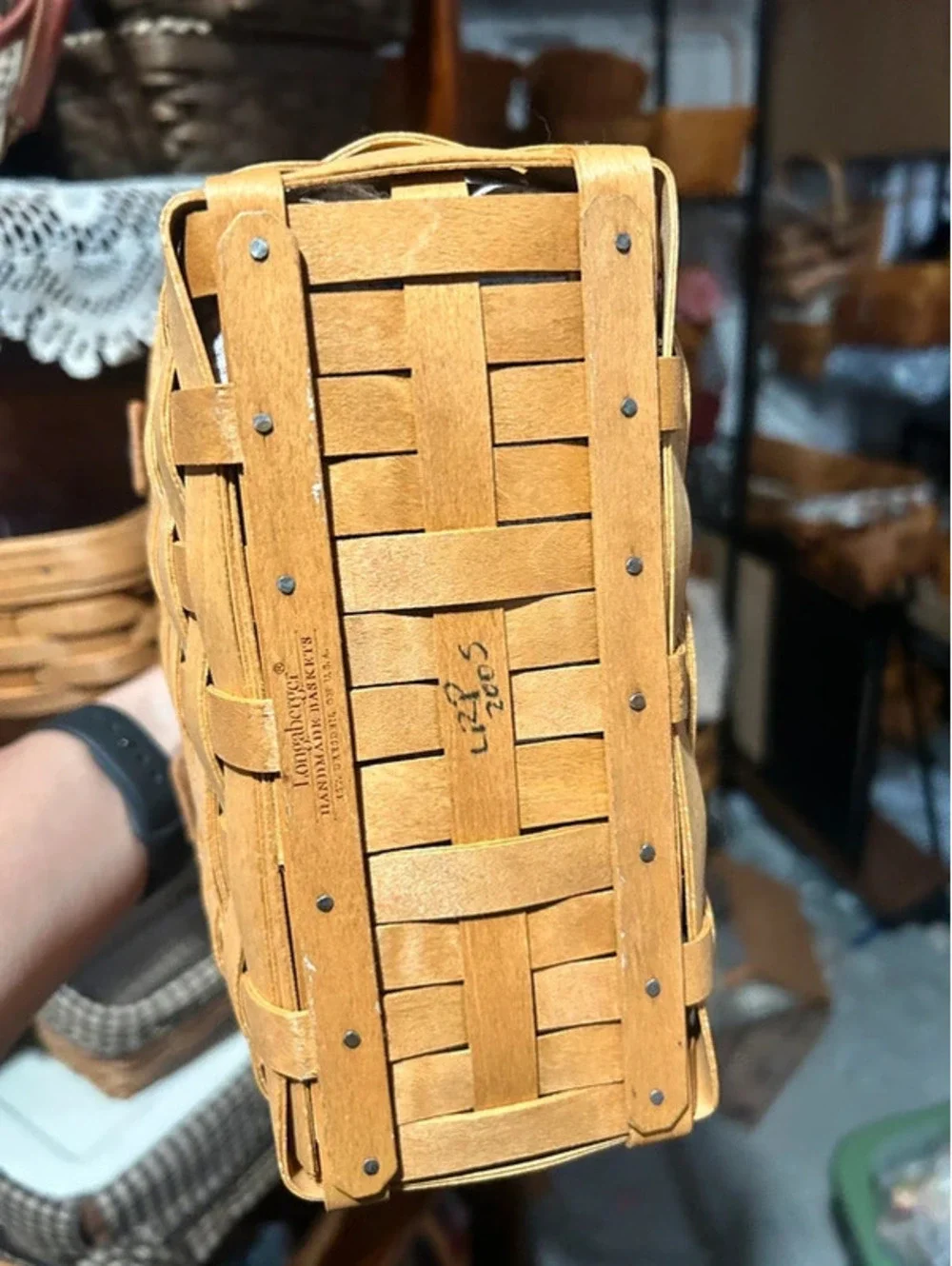 Longaberger small boardwalk basket